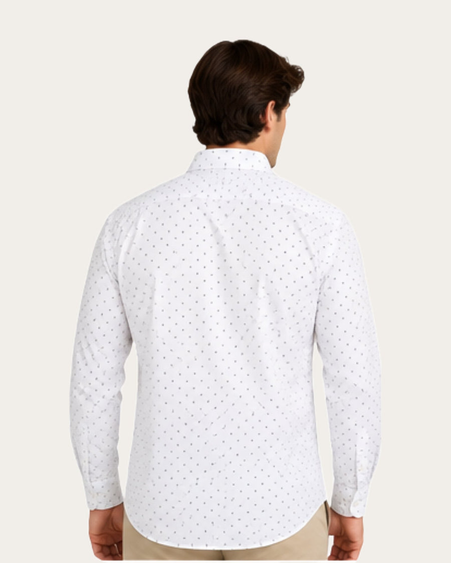 Camisa Hombre Greco Sport Blanco Con bolsillo · foto 5