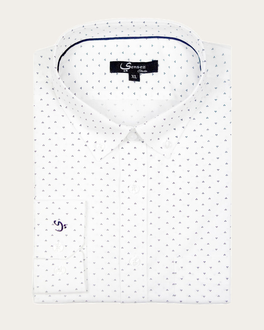 Camisa Hombre Greco Sport Blanco Con bolsillo · foto 6
