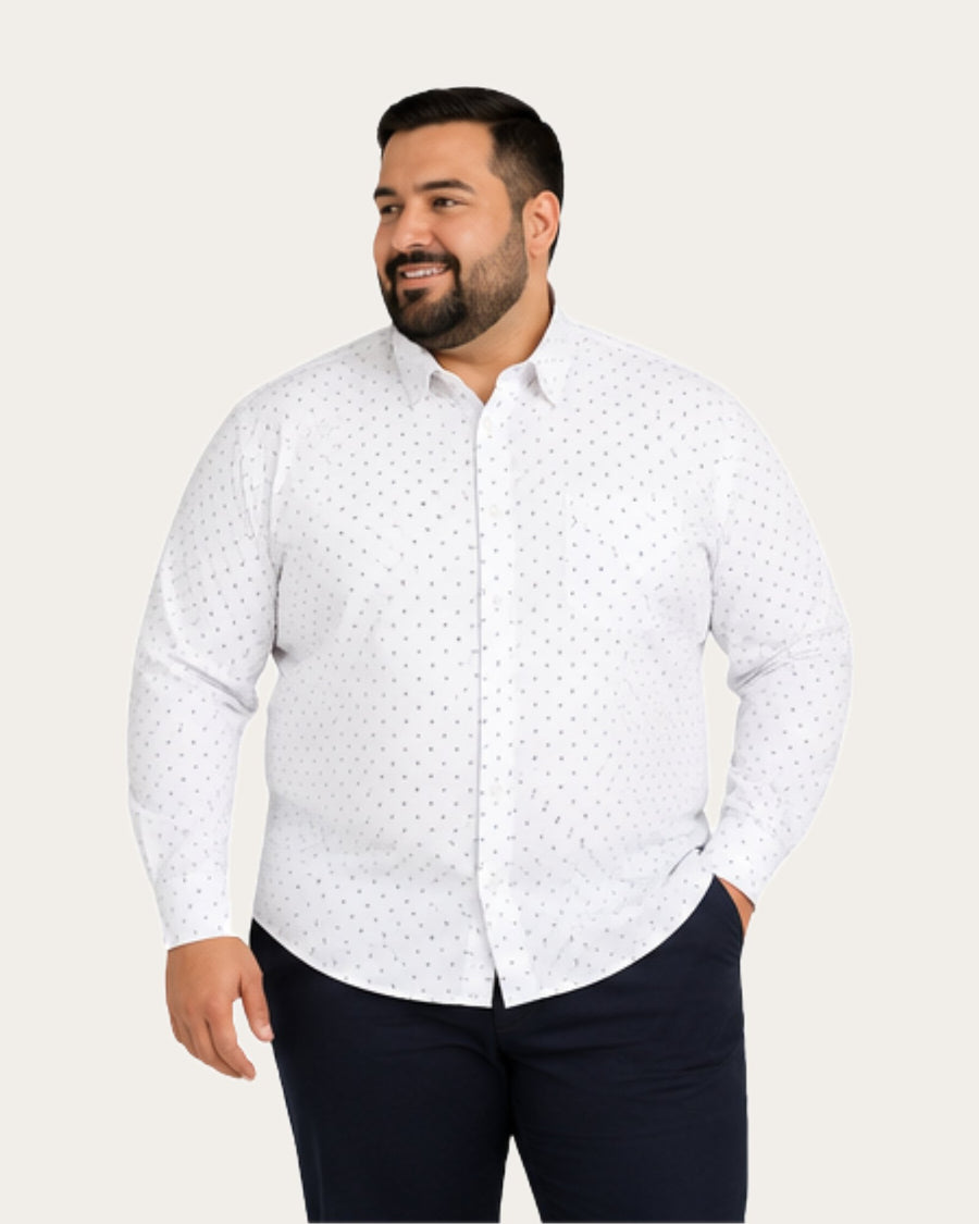 Camisa Hombre Greco Sport Blanco Sin bolsillo · foto 1