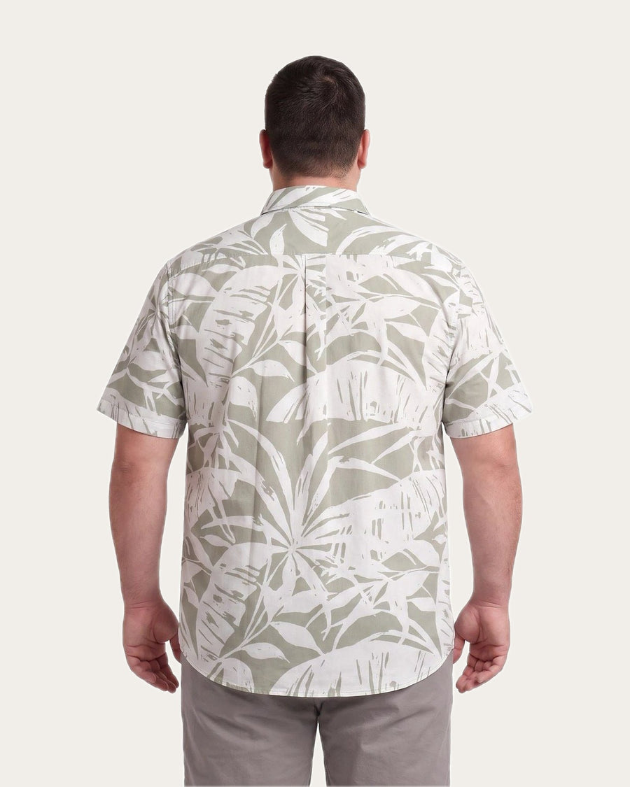 Camisa Hombre Guayabera Manga Corta Diseño Verde Claro · foto 2
