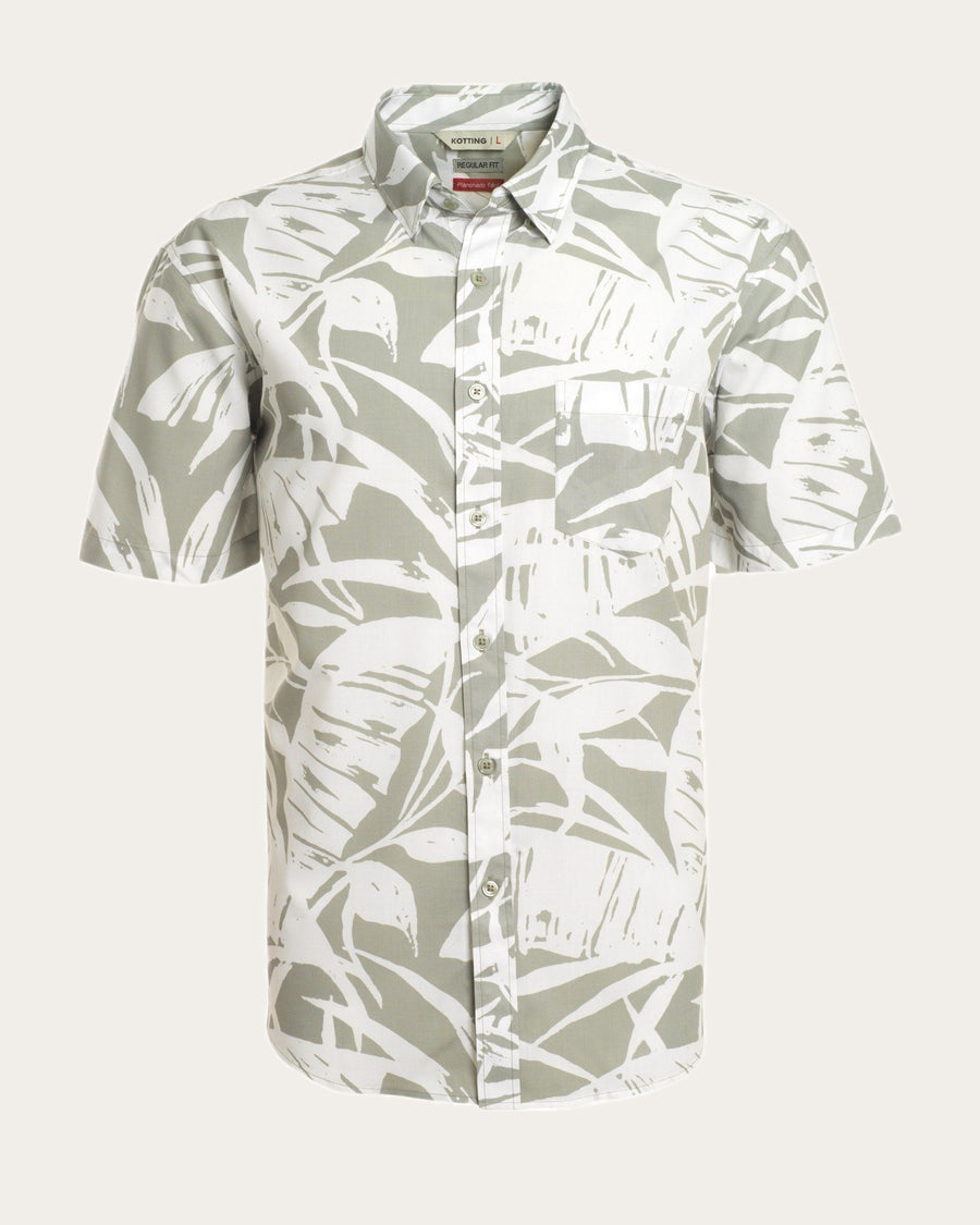 Camisa Hombre Guayabera Manga Corta Diseño Verde Claro · foto 3