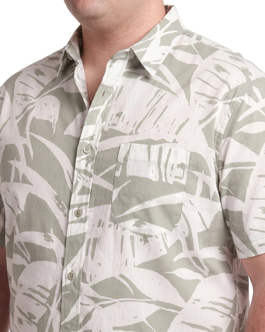 Camisa Hombre Guayabera Manga Corta Diseño Verde Claro · foto 4