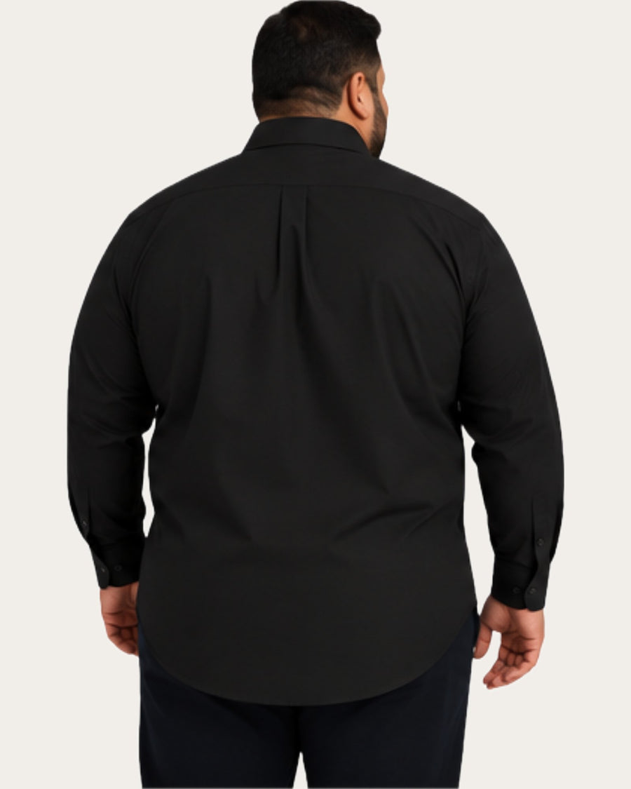 Camisa Hombre Reactive Negra Con Bolsillo · foto 2