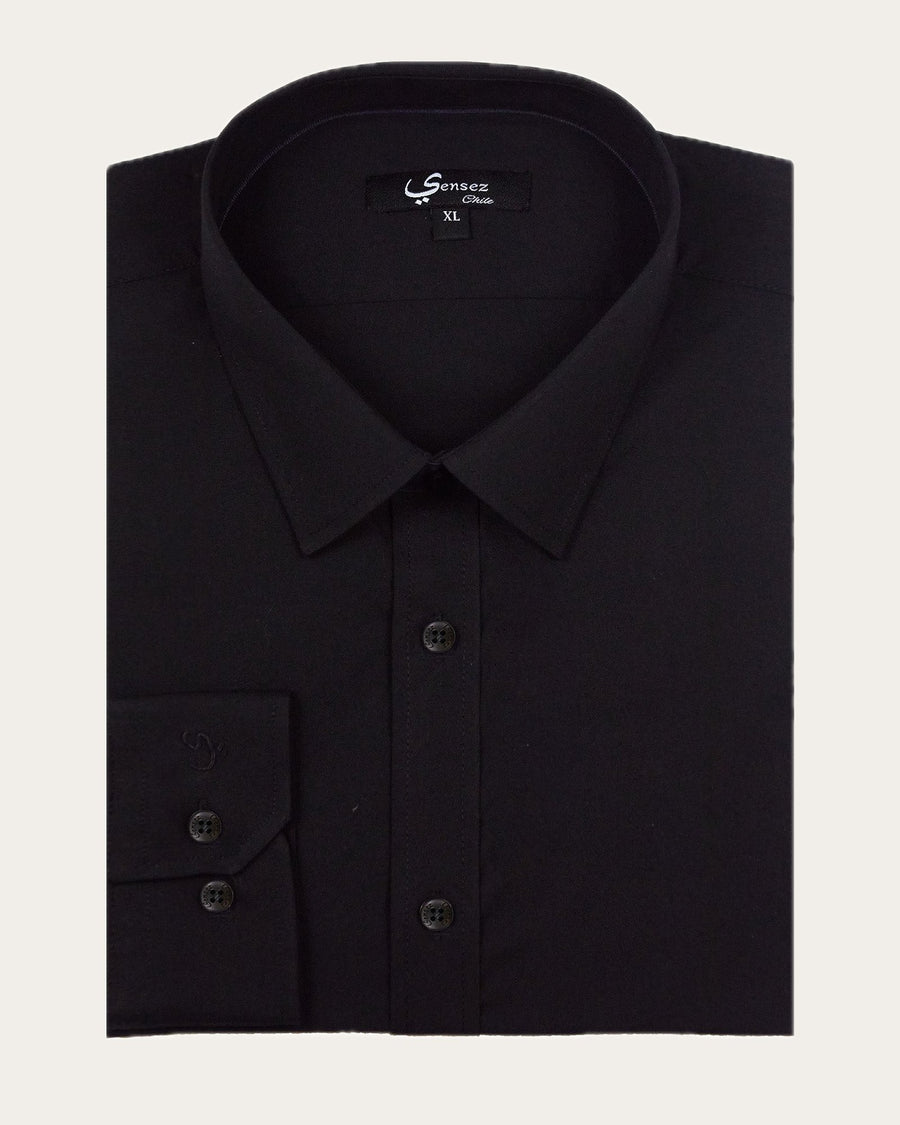 Camisa Hombre Reactive Negra Con Bolsillo · foto 5