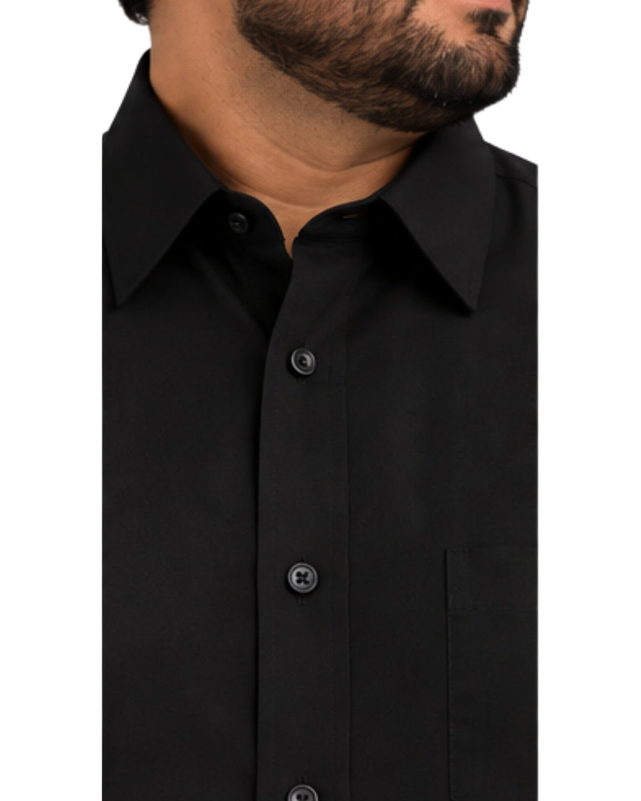 Camisa Hombre Reactive Negra Sin Bolsillo · foto 3