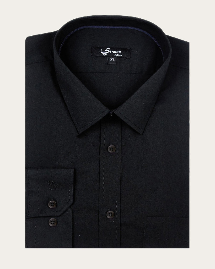 Camisa Hombre Reactive Negra Sin Bolsillo · foto 7