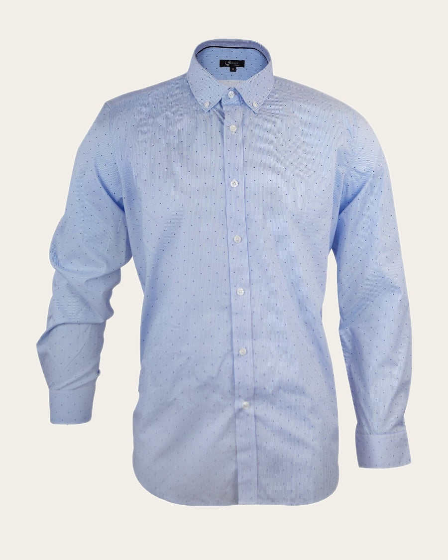 Camisa Hombre Silvino Azul Sport Sin bolsillo · foto 5