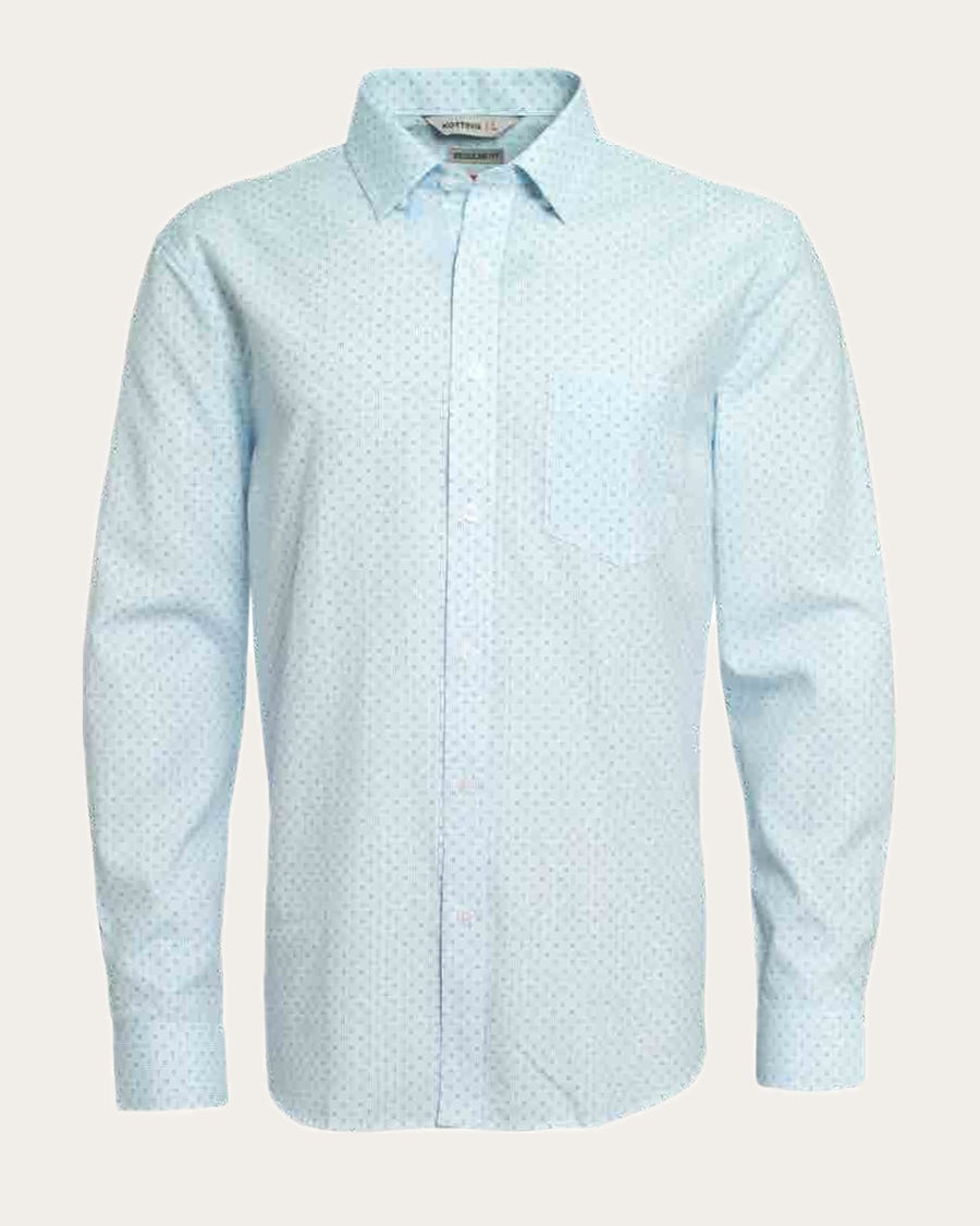 Camisa Hombre Smart Diseño Celeste Claro · foto 3