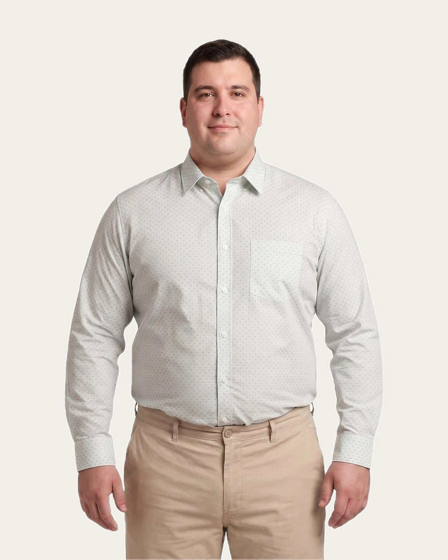 Camisa Hombre Smart Diseño Gris Claro · foto 1