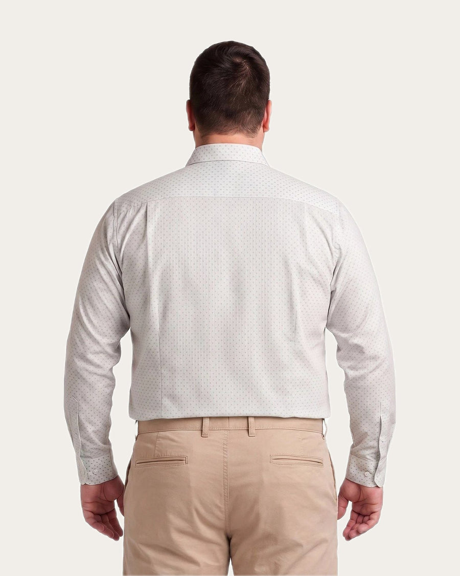 Camisa Hombre Smart Diseño Gris Claro · foto 2