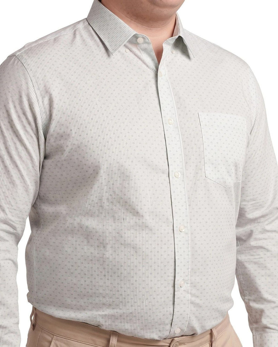 Camisa Hombre Smart Diseño Gris Claro · foto 4