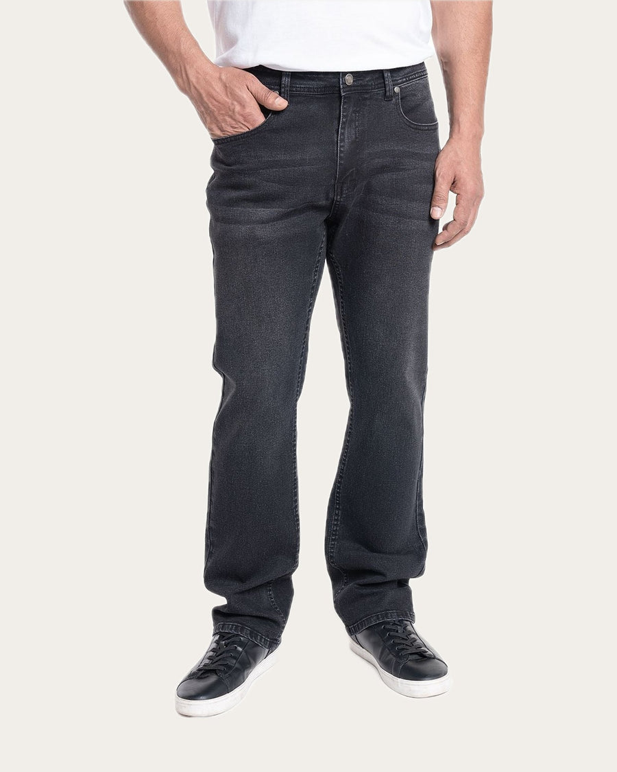 Pantalón Hombre Jeans Negro Spandex Regular Fit KT · foto 1