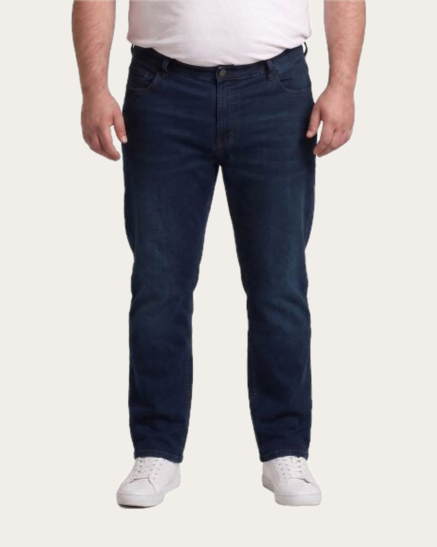Pantalón Hombre Jeans Spandex Regular Fit Azul Marino KT · foto 1