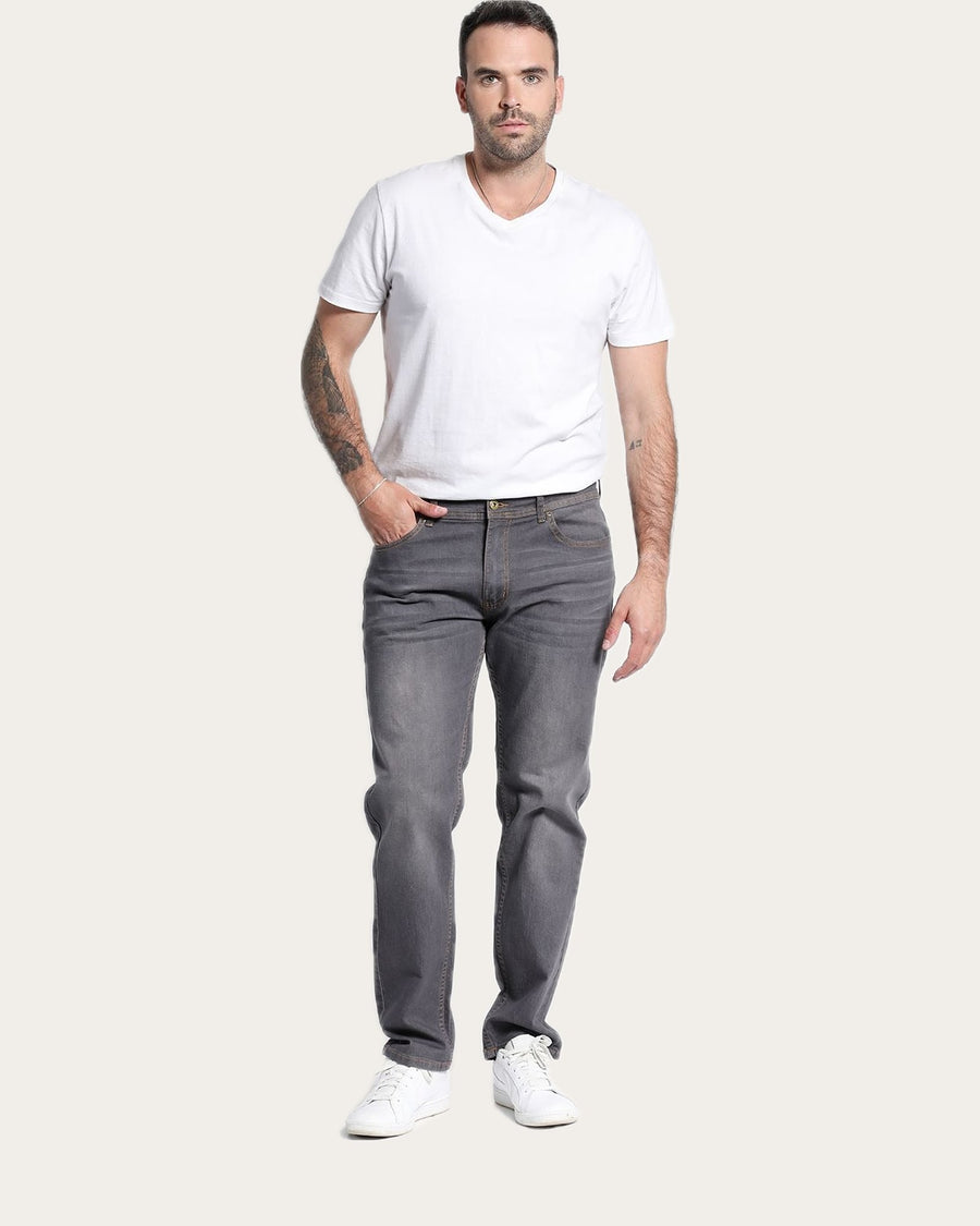 Pantalon Hombre Jeans Gris Oscuro Slim Fit Berlin PT · foto 1