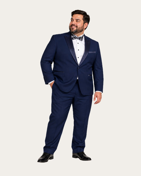 Smoking Hombre Slim Fit Azul Cobalto AC