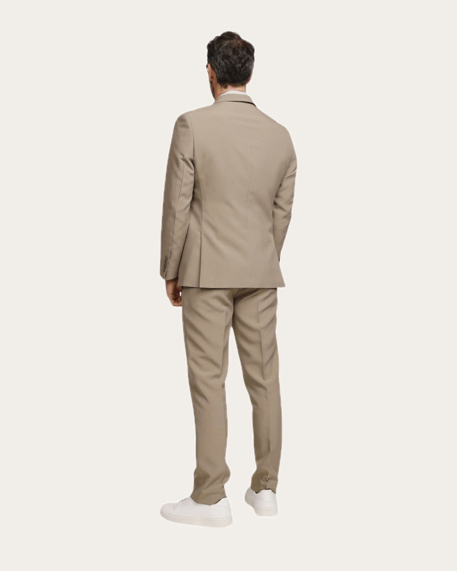 Traje Hombre Beige Minimat FL Talla Grande · foto 3